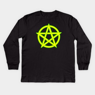 Pentacle Pentagram Kids Long Sleeve T-Shirt